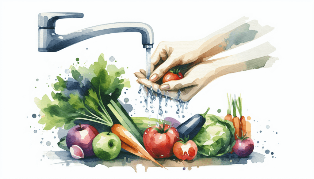 流水洗菜就可以清掉大部分的農藥