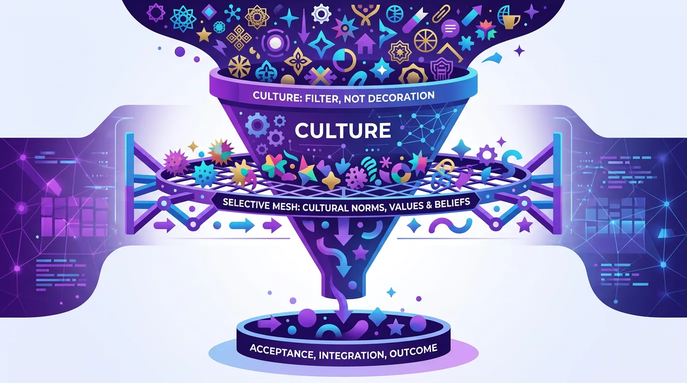 文化是篩選器， 不是裝飾品