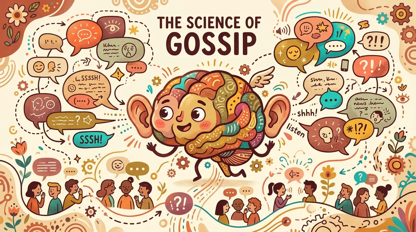 大腦天生是個八卦愛好者