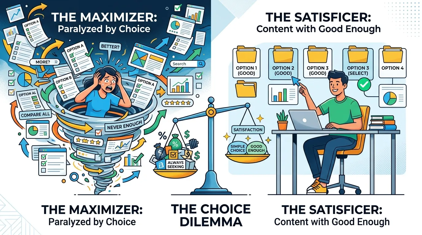 Maximizer 與 Satisficer