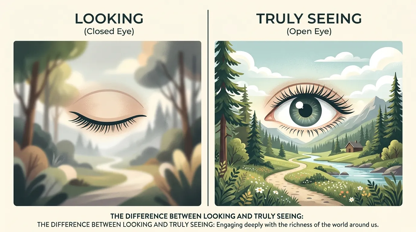 觀看跟看見， 是兩件事