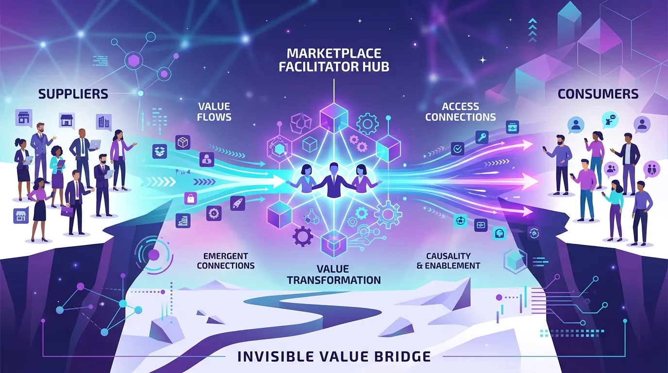平台不生產價值, 平台讓價值發生