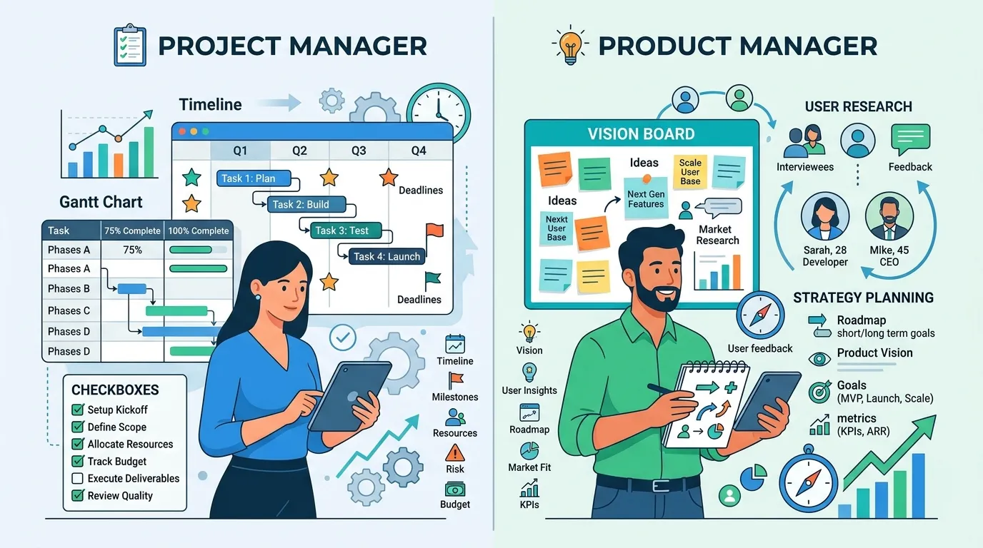 產品經理不是專案經理