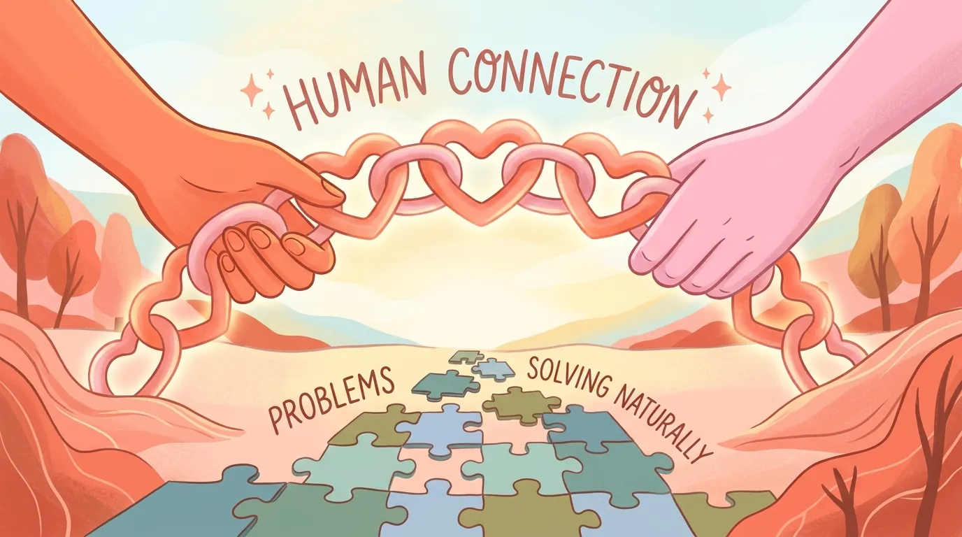 建立關係才是目的， 解決問題只是副產品