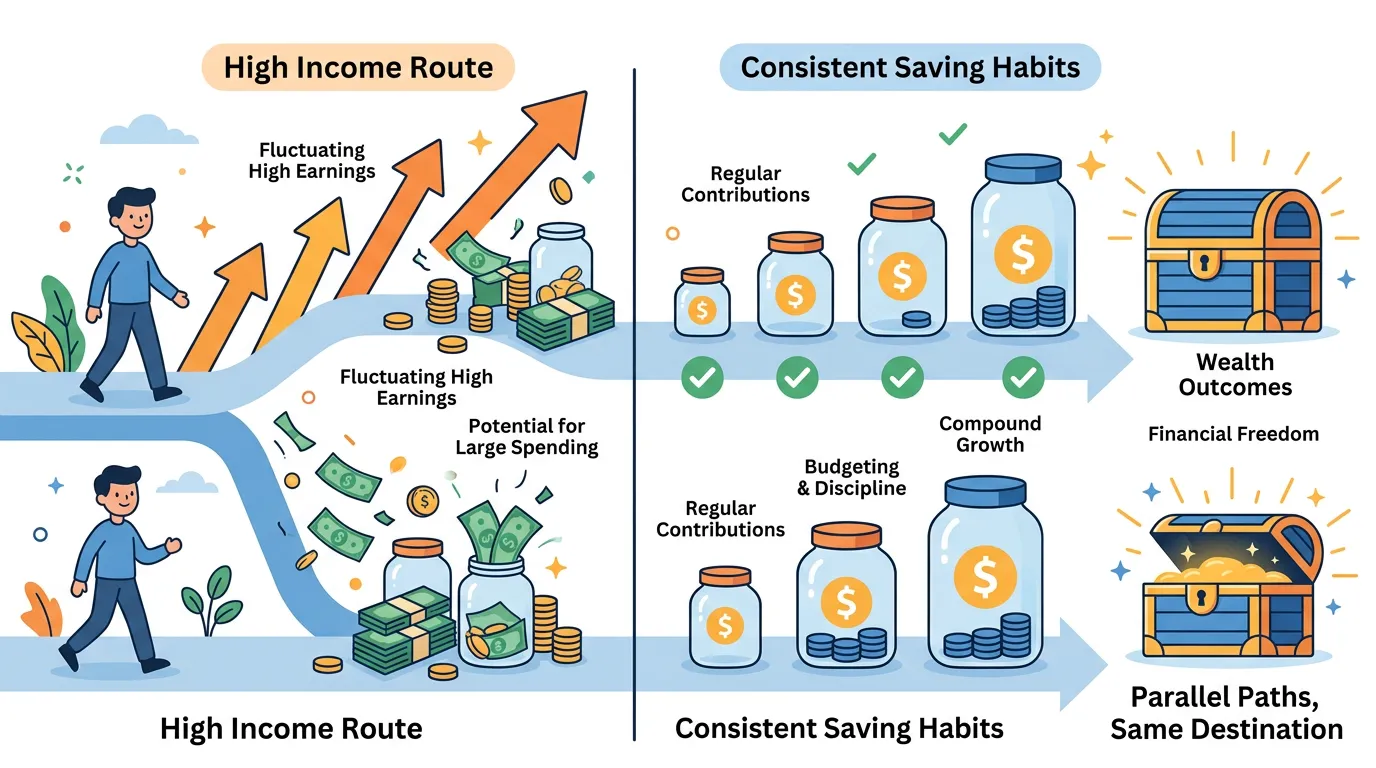 存錢這件事， 跟收入沒有你想的那麼相關