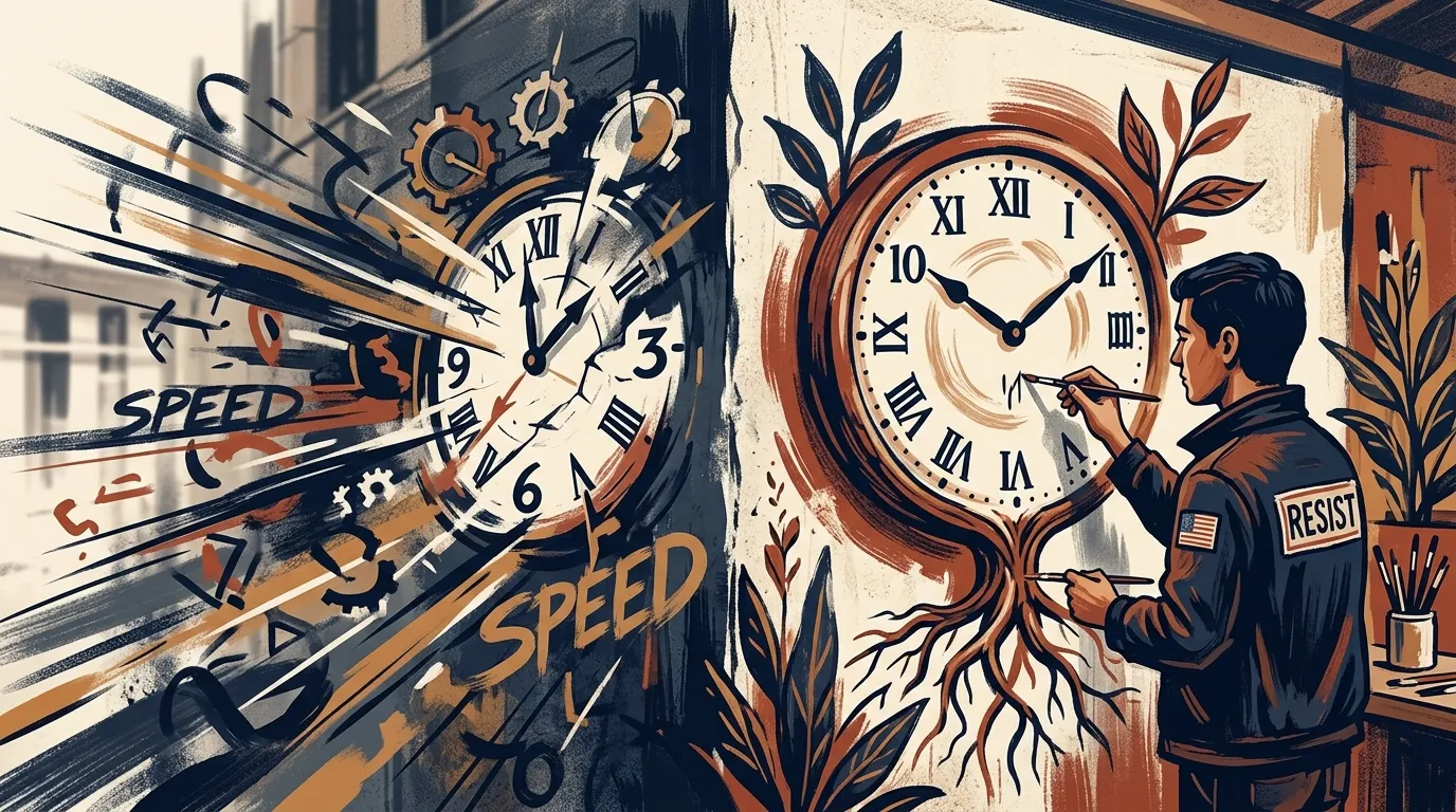 在什麼都快的世界裡， 慢慢看是一種反叛