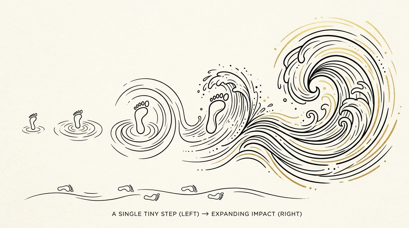 決定人生的,是最小的行動