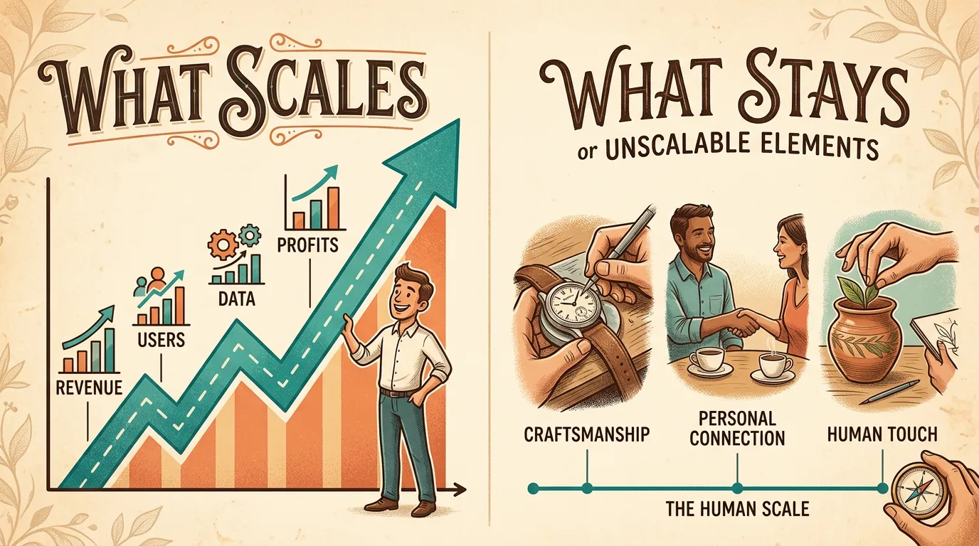 那些無法被 scale 的東西