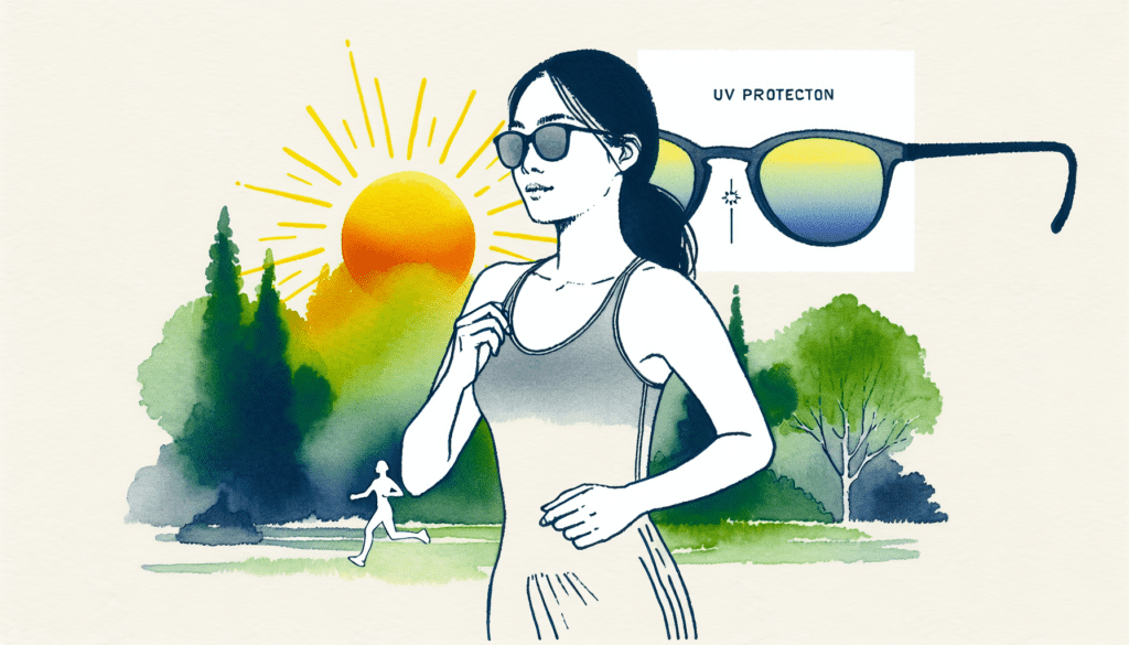 防曬的太陽眼鏡