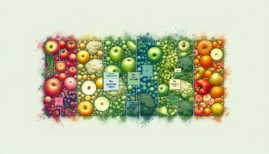 如何在蔬果區選擇低農藥殘留食品？