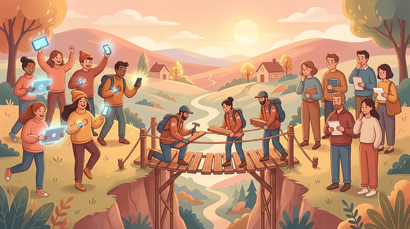 鴻溝兩側：早期採用者與早期多數的根本差異