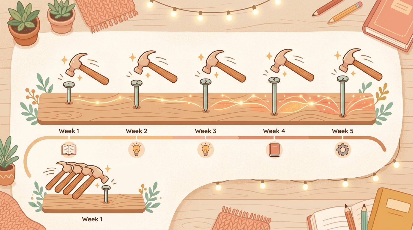 間隔提取練習：讓記憶越用越牢固的科學方法