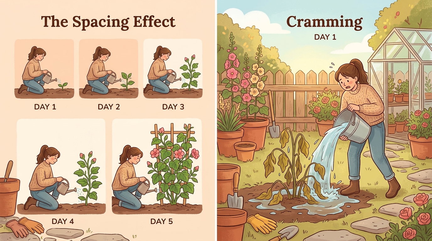 間隔學習 vs 集中苦讀：大腦最適合的記憶節奏