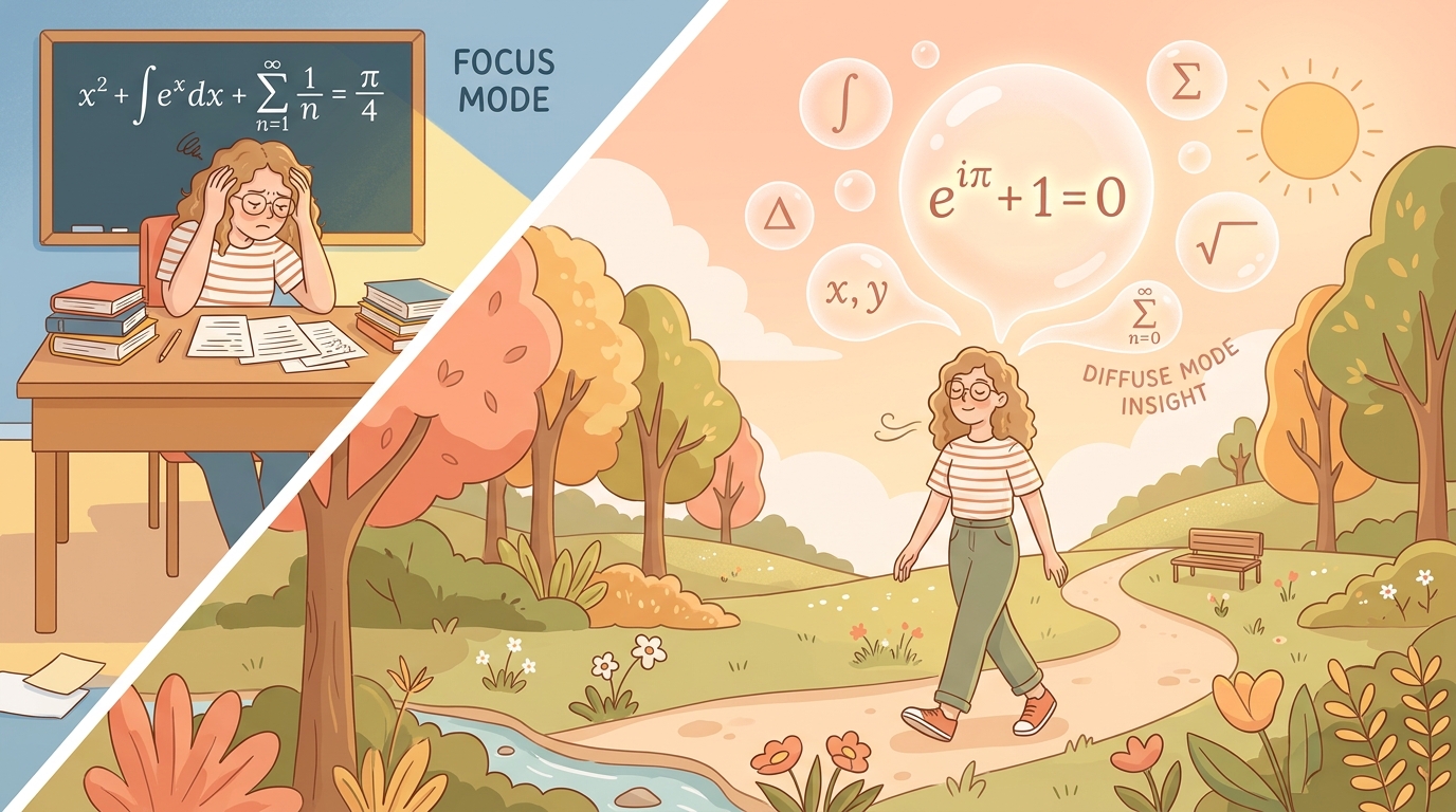 發散模式的力量：離開問題反而找到答案