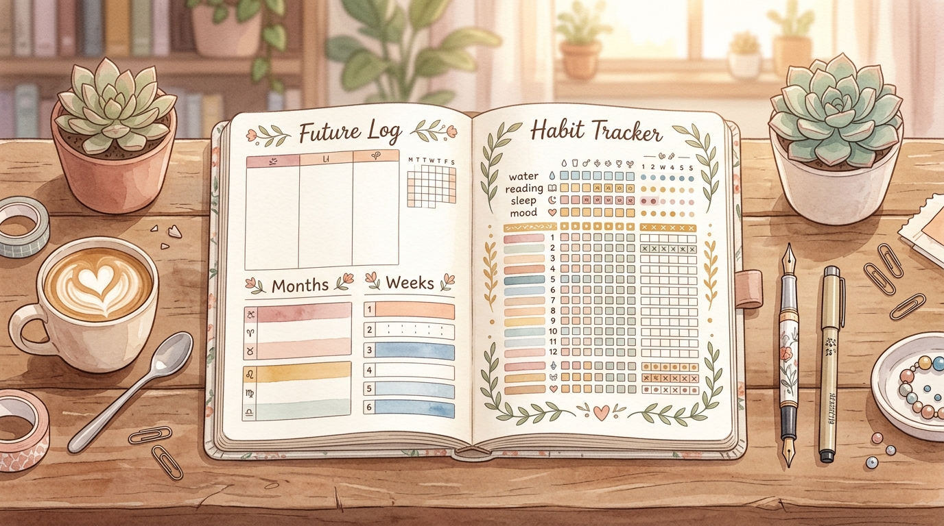 子彈筆記：一套筆一本子的人生管理系統