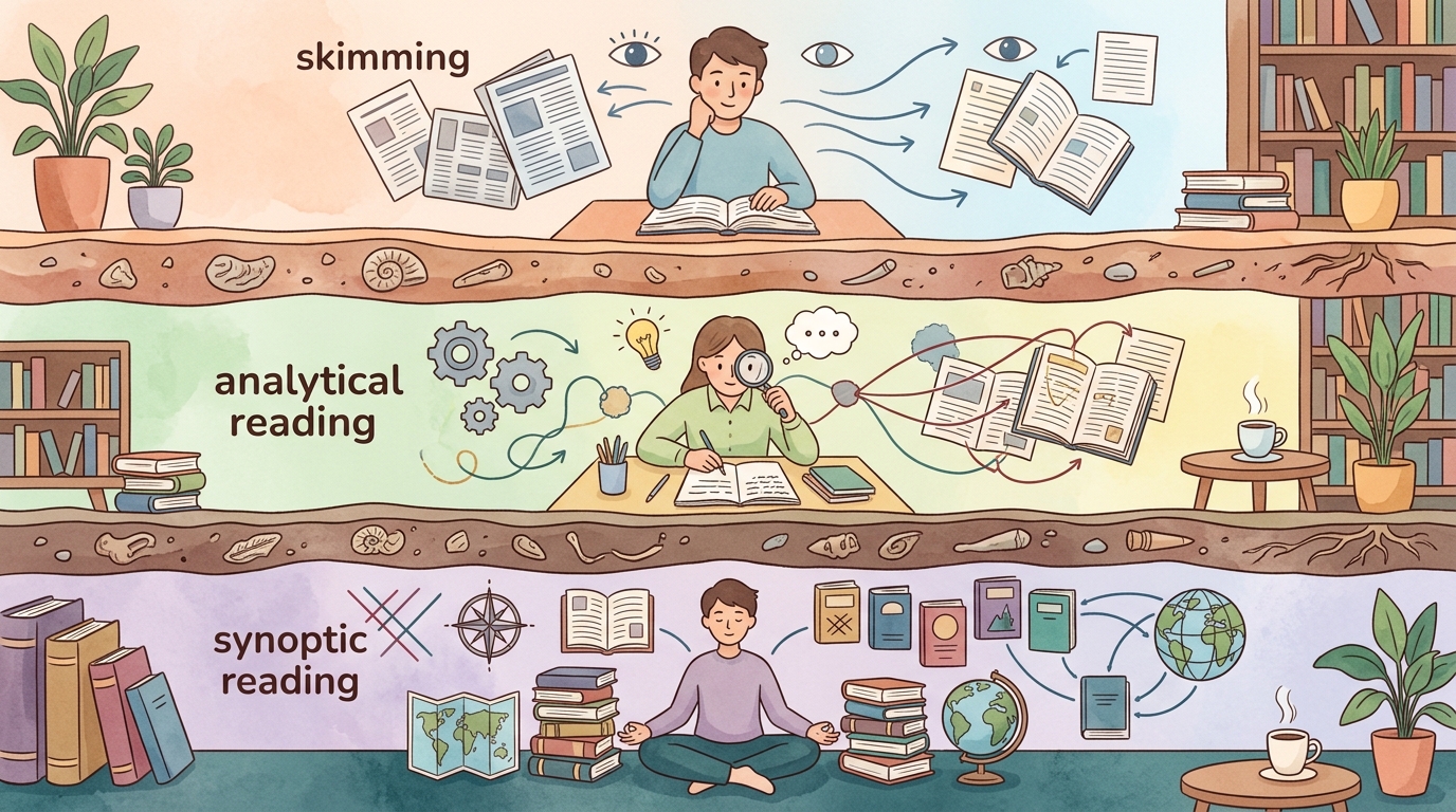閱讀的層次：從粗讀到分析閱讀的進化