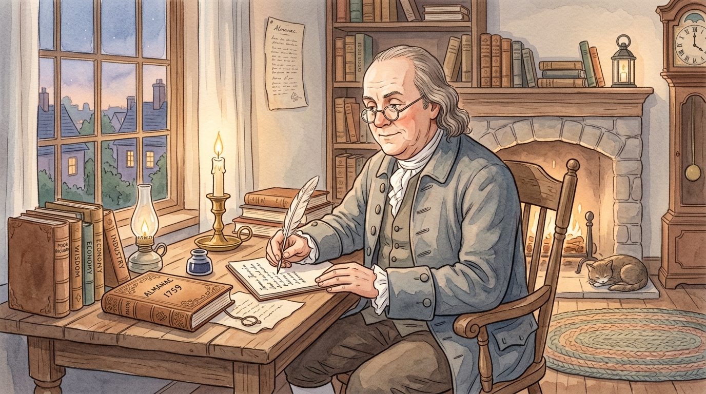 富蘭克林的生活智慧：儉樸是通往自由的路