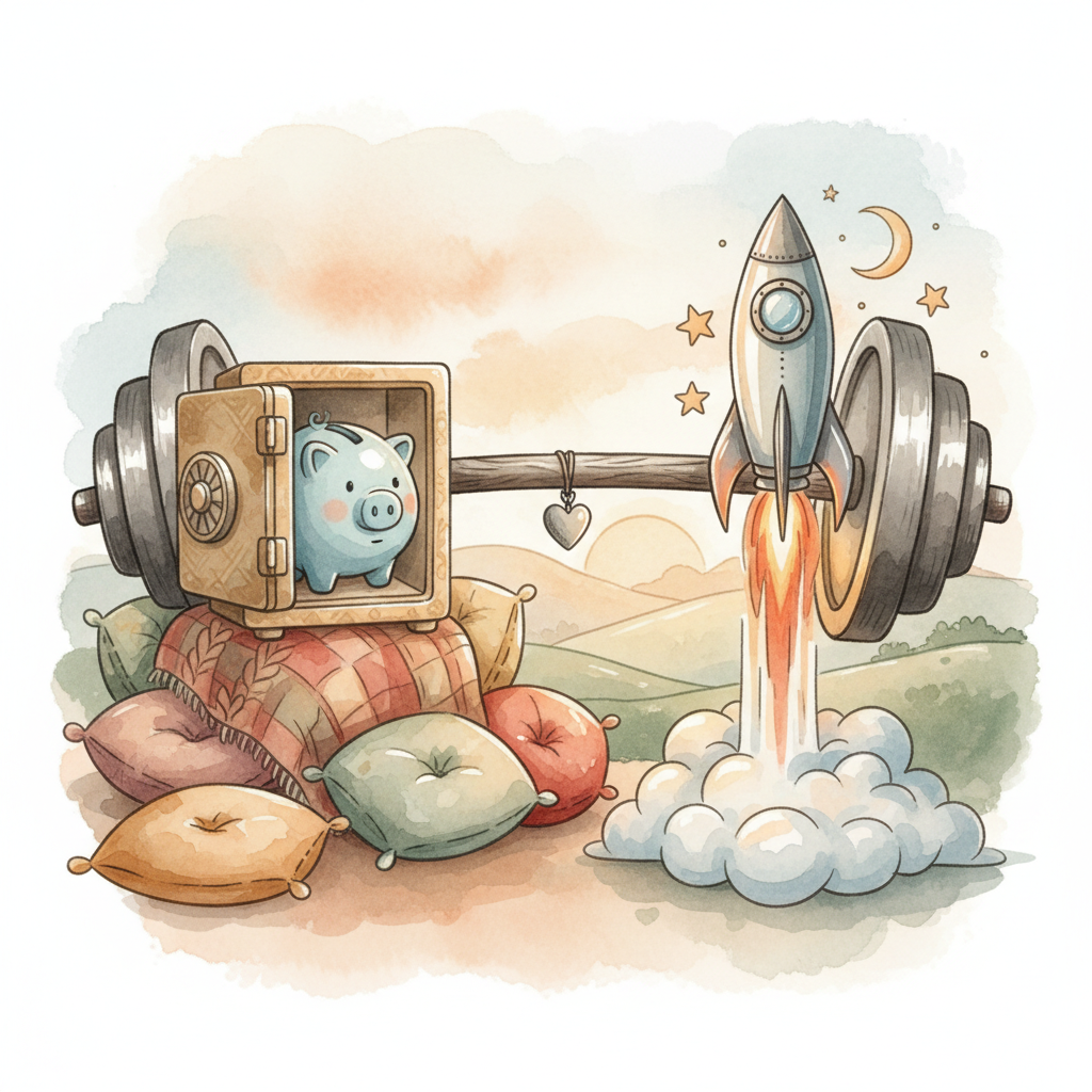 槓鈴策略：安全與冒險的平衡